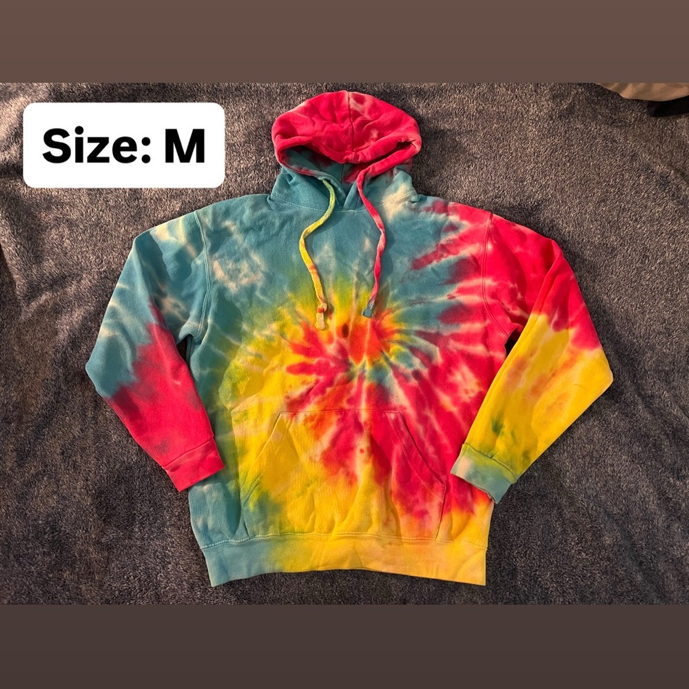 Colorful Tie-Dye Women's Hoodie